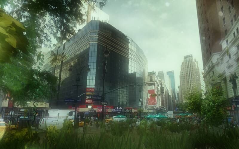 Já imaginou como ficaria sua cidade se vários anos se passassem depois de um apocalipse zumbi? O site Urban Jungle Street View mostra as mais diversas paisagens nessa situação