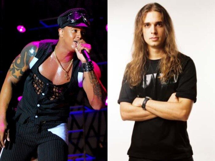 Parangolé X Angra
O vocalista da banda de rock Angra acusou o grupo de axé Parangolé por plágio dos acordes da música Nova Era na canção Azeviche. Depois de trocarem muitas farpas pelo Twitter, o guitarrista do Parangolé admitiu que ele aprendeu os acordes em um vídeo do Angra. Saiba mais