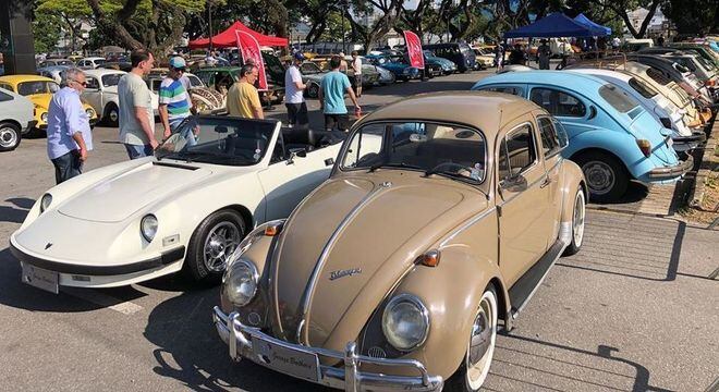 Fuscas, o esportivo Puma, a Brasília e outros clássicos serão expostos no domingo, no Anhembi