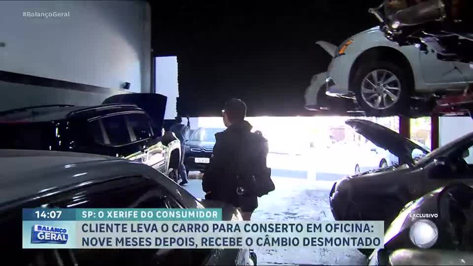 Xerife do Consumidor: Cliente de oficina recebe carro com câmbio desmontado após conserto
