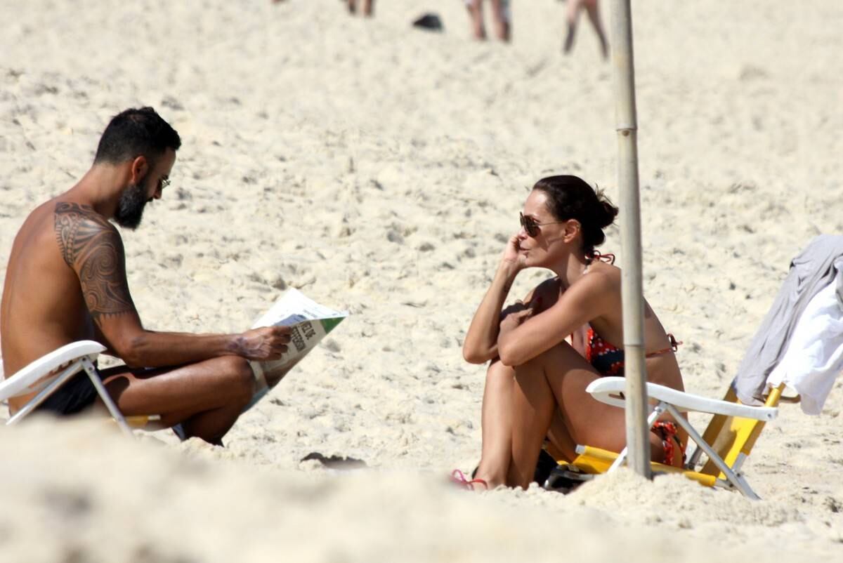 O casal ficou junto o tempo todo