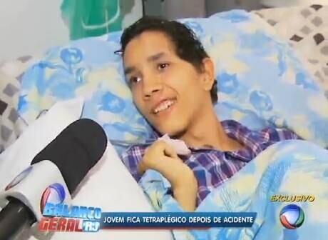 Marlon Jean não consegue se alimentar nem se mover sozinho