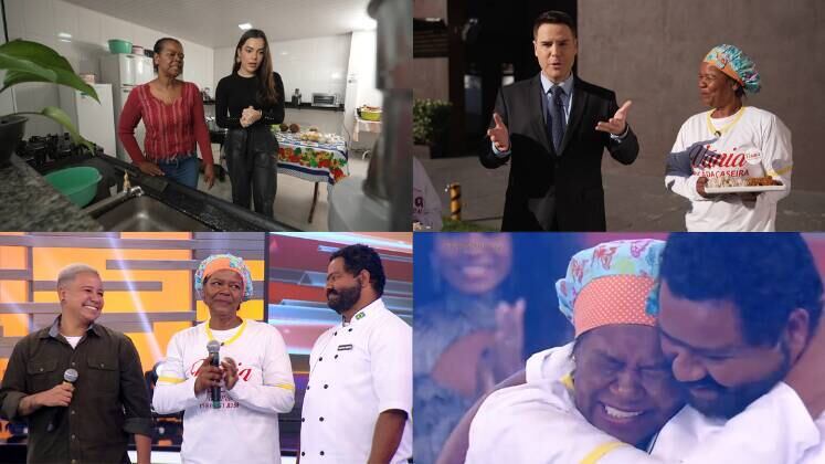 Os 17 anos longe do filho Ronaldo fizeram o coração de Vânia, a Rainha da Cocada, ficar bastante apertado. A vendedora não teve mais contato com ele desde que se mudou para São Paulo e o rapaz decidiu ficar na Bahia para trabalhar como caminhoneiro. Depois de participar de uma dinâmica, a mulher conseguiu reconhecer o filho só pela voz e a emoção tomou conta dos dois. Vânia ainda ganhou um presente de R$ 15 mil para poder finalizar as reformas de sua casa