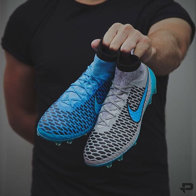 Os modelos na cor azul e cinza já estão sendo usados pelos atletas. O que você acha delas?