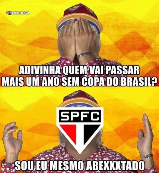 São Paulo é zoado após eliminação da Copa do Brasil para o Bahia