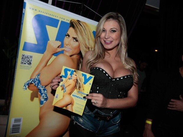 Andressa Urach parecia recuperada do problema nas pernas