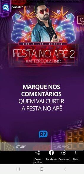 Awareness nas redes sociais chamaram fãs para ação na live do cantor Latino