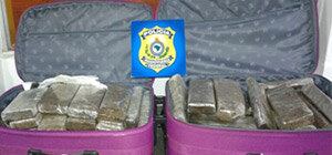 PRF apreende 45 kg de maconha na BR-101
