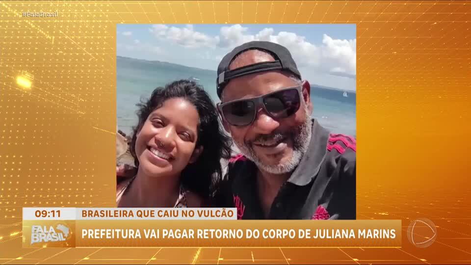 Pai de Juliana Marins acompanha traslado do corpo da brasileira na Indonésia