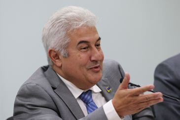 Ministro Marcos Pontes durante evento em Brasília