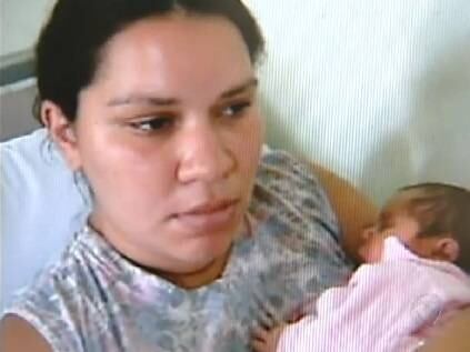 Grávida Adelir Goes, 29 anos, não queria abrir mão do parto normal