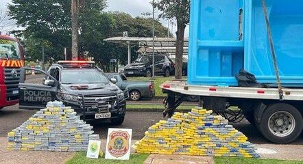 Droga seria transportada para Santa Catarina