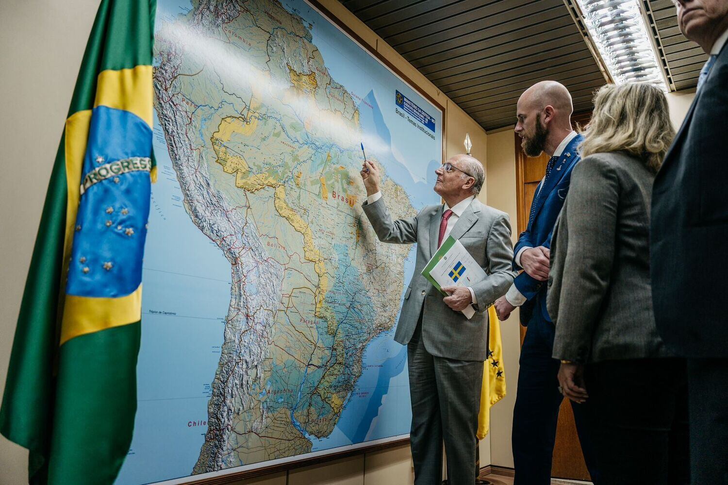 Alckmin se encontrou com ministro sueco