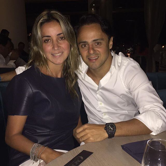 Felipe Massa e Anna Raffaela Bassi são casados 