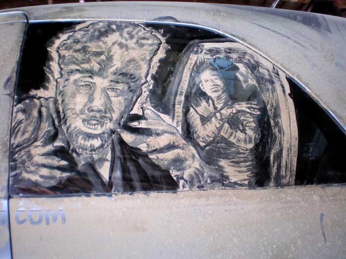 Desenho do norte americano Scott Wade, conhecido como "artista do carro sujo"

Quer saber tudo sobre carros? Acesse www.r7.com/carros