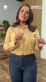 Reprodução canal do Youtube Domingo Espetacular