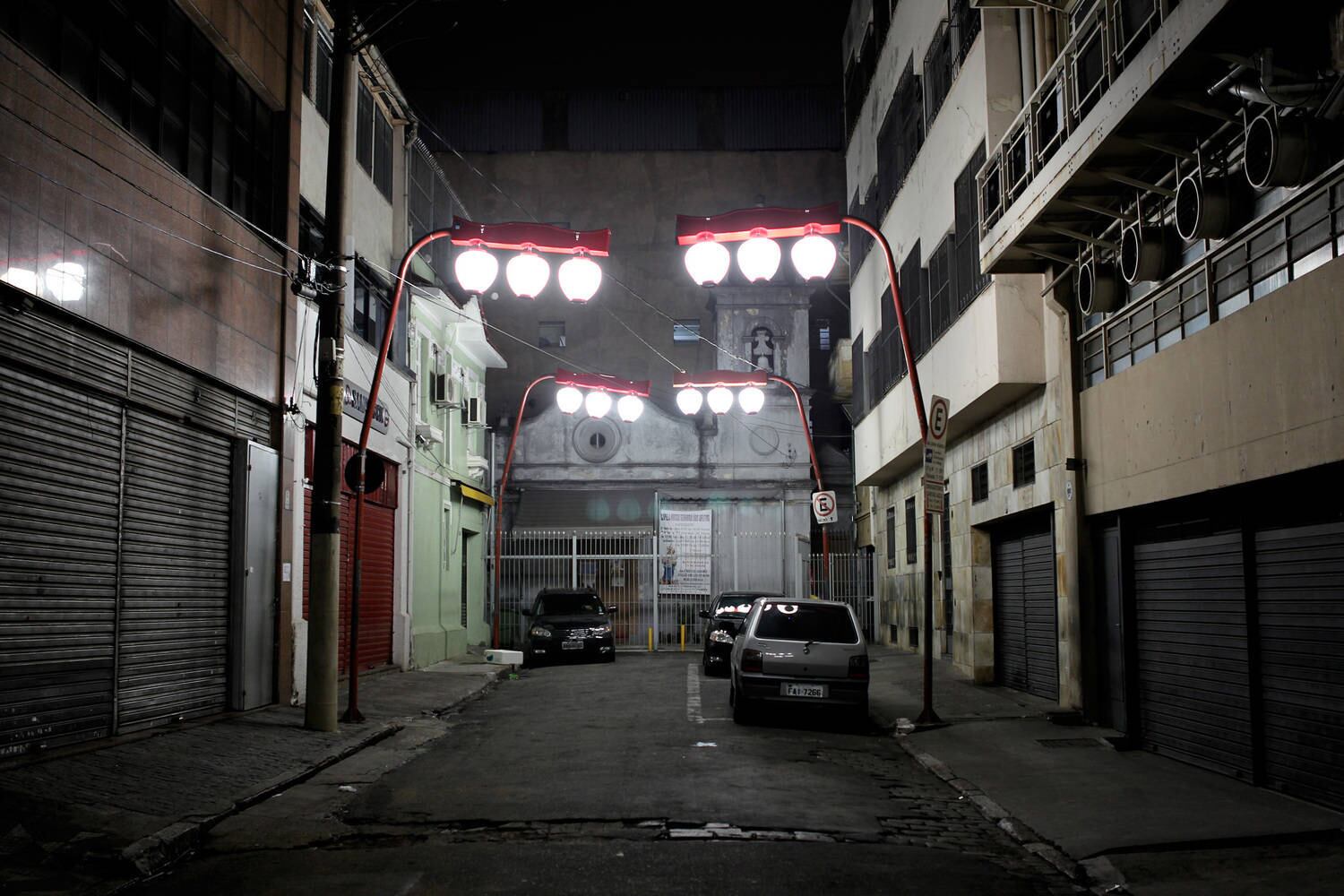 Capela dos Aflitos, que funcionava junto a cemitérios de escravos na região
