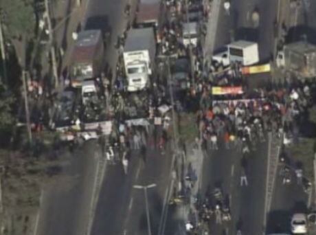 Cruzamento está totalmente fechado