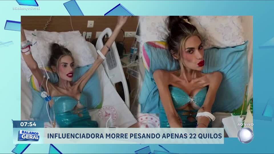Influenciadora turca morre com apenas 22 quilos após luta contra anorexia nervosa