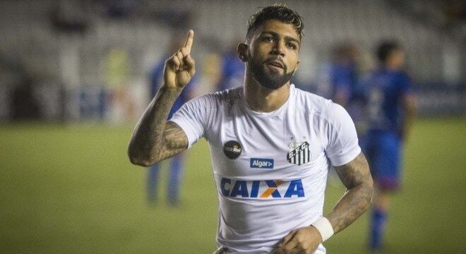 Gabigol marcou seu segundo gol em duas partidas pelo Santos no Paulistão 2018