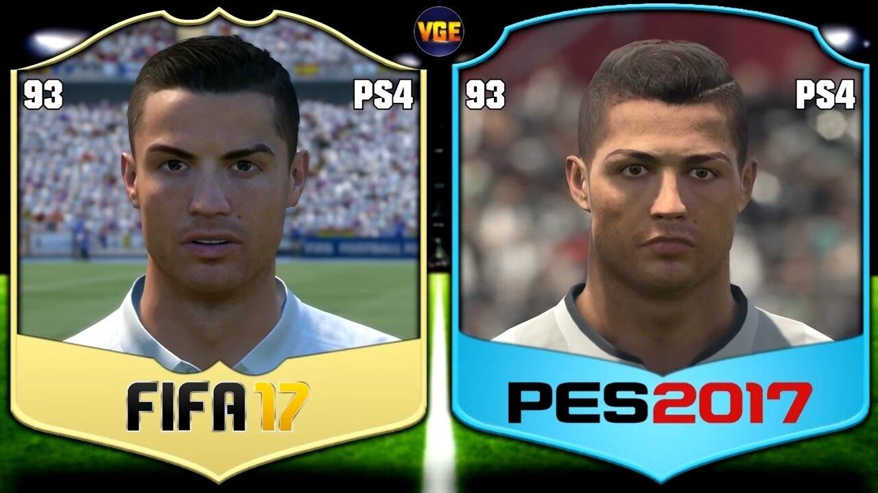 Fifa 17 x PES 2017 - O craque sempre rivalizou com Messi para saber quem era o melhor jogador de cada edição do Fifa e do PES