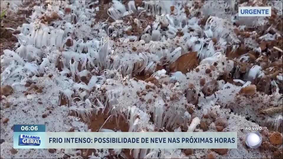 Cidades do RS se preparam para previsão de neve nesta quarta (25)