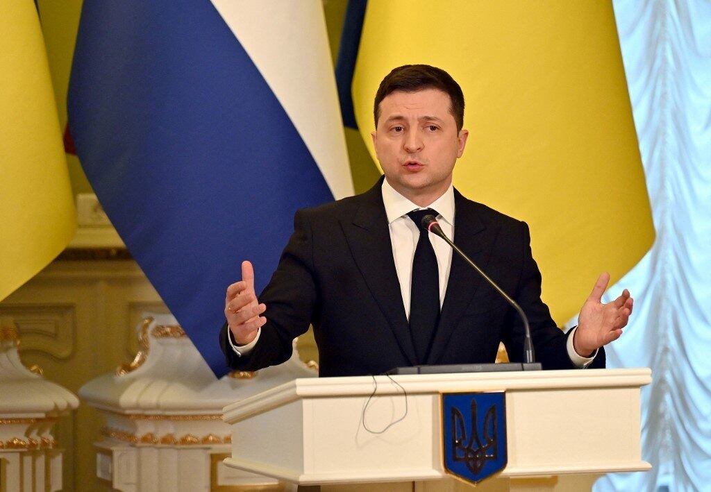 Volodomir Zelensky, presidente da Ucrânia
