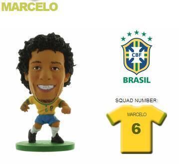 O lateral Marcelo, do Real Madrid, ganhou seu boneco personalizado da empresa