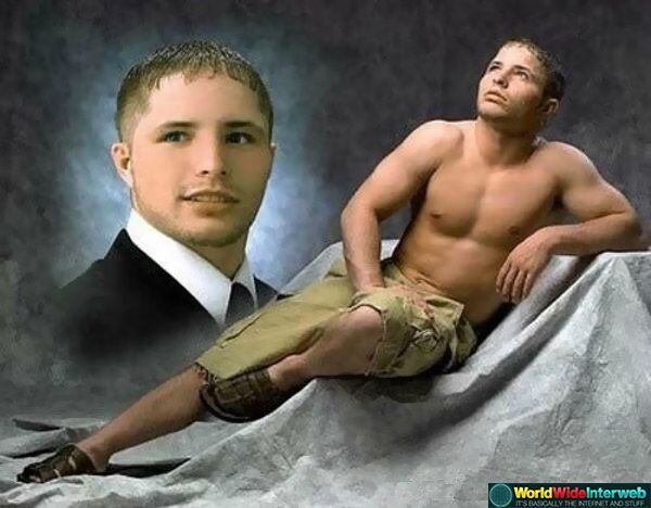 A melhor coisa de tirar foto para o álbum de formatura é que, quando todo mundo ver, você já vai estar de férias e, quando voltar, quem é que vai lembrar afinal? 

Não é por isso que você vai sensualizar igual ao cara desta foto, né? Tudo bem ser sexy sem ser vulgar, mas esse aí conseguiu ser vulgar sem ser sexy!