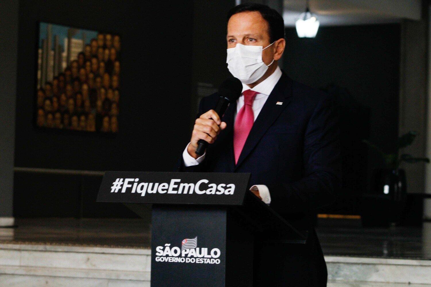 Doria cobrou 'equilíbrio' do presidente Bolsonaro