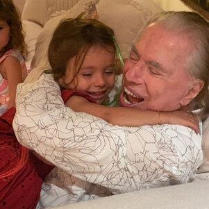 Silvio Santos no momento vovô