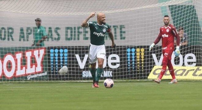 Felipe Melo teve boa atuação contra Mirassol e foi elogiado por Luxemburgo