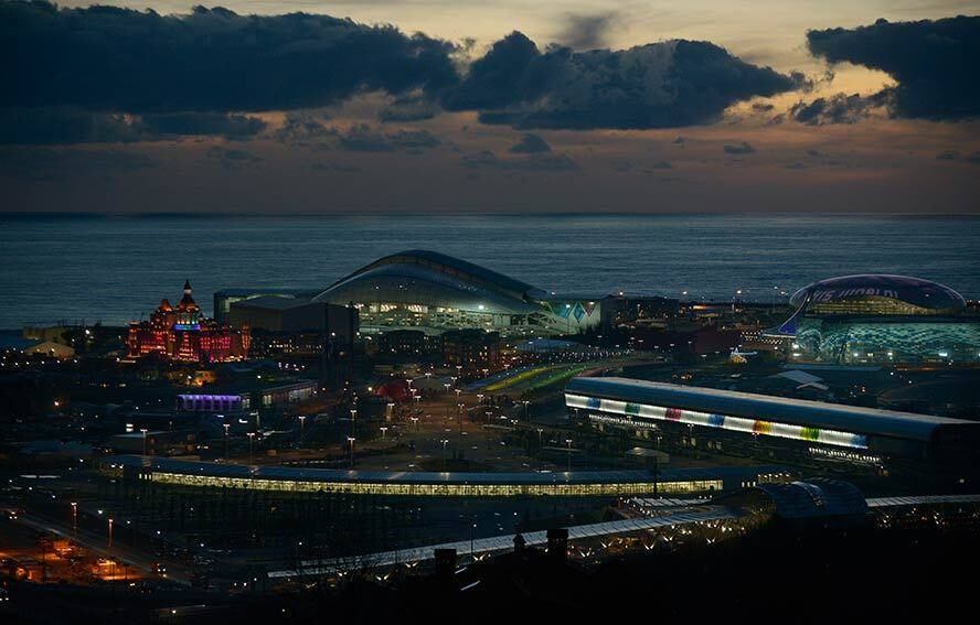 Parque Olímpico de Sochi já recebeu os atletas