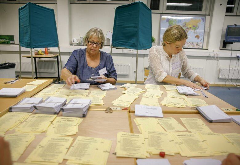 A oposição de esquerda ganhou as eleições suecas com 43,6% contra 39,3% da Aliança de centro-direita do primeiro-ministro