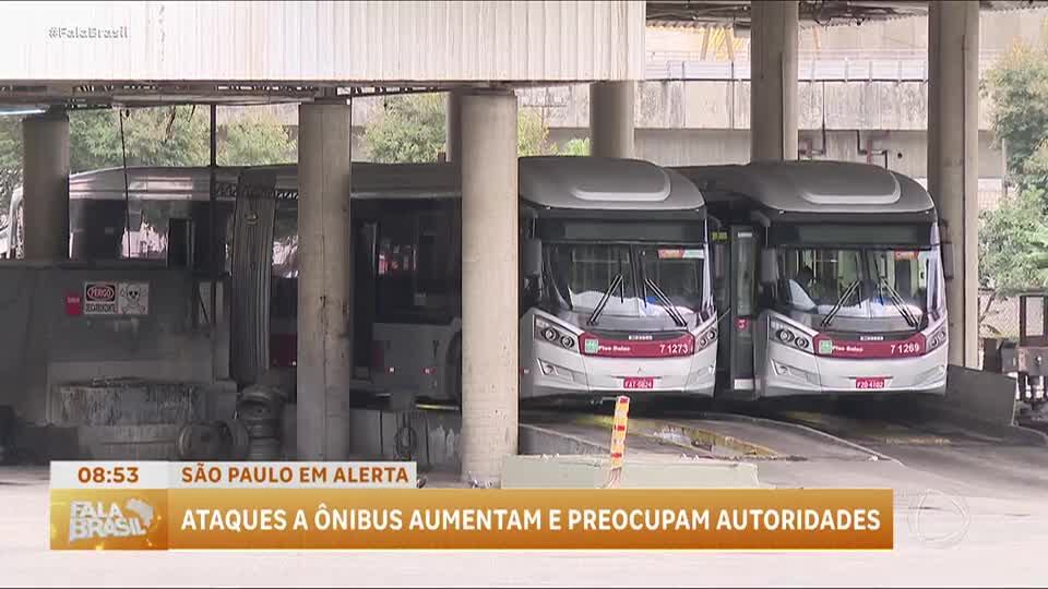 Ataques a ônibus aumentam em São Paulo; 47 coletivos foram atacados em cinco dias