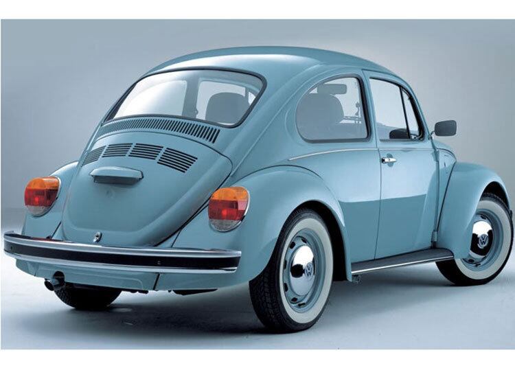 ... até o ano de 2003. O Fusca da foto é o último modelo fabricado no mundo