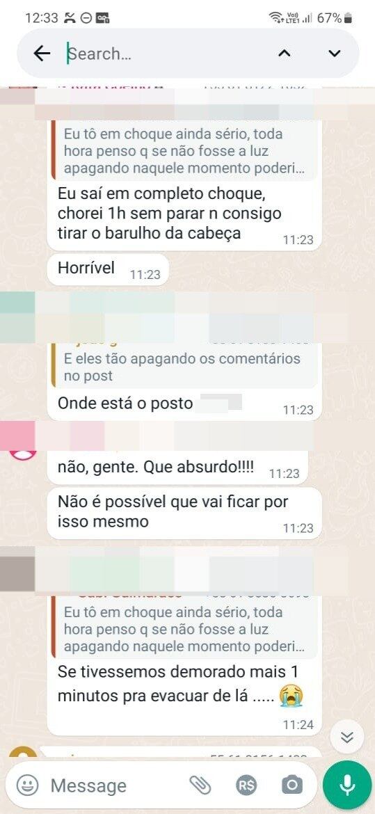 Estudantes relatam momentos de desespero em incêndio que atingiu sala de faculdade no DF
