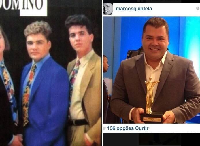 Marcos Quintela deixou de lado o mundo da música para se dedicar ao universo publicitário, mas o título de ex-Dominó nunca vai abandoná-lo. Ele cantou e dançou ao lado de Rodrigo Faro!