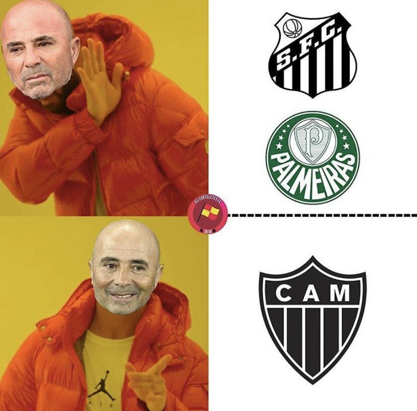 Memes: Jorge Sampaoli é do Galo