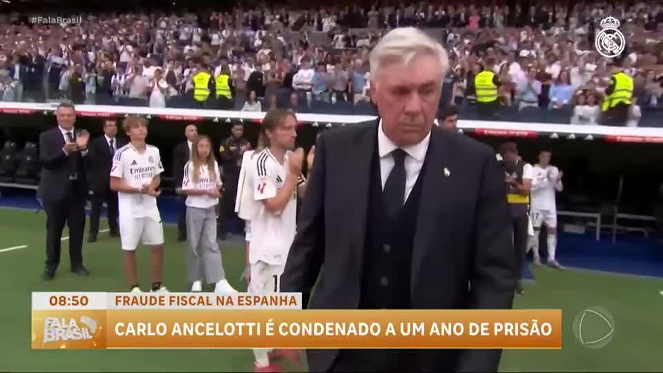 Carlo Ancelotti é condenado a um ano de prisão por fraude fiscal na Espanha