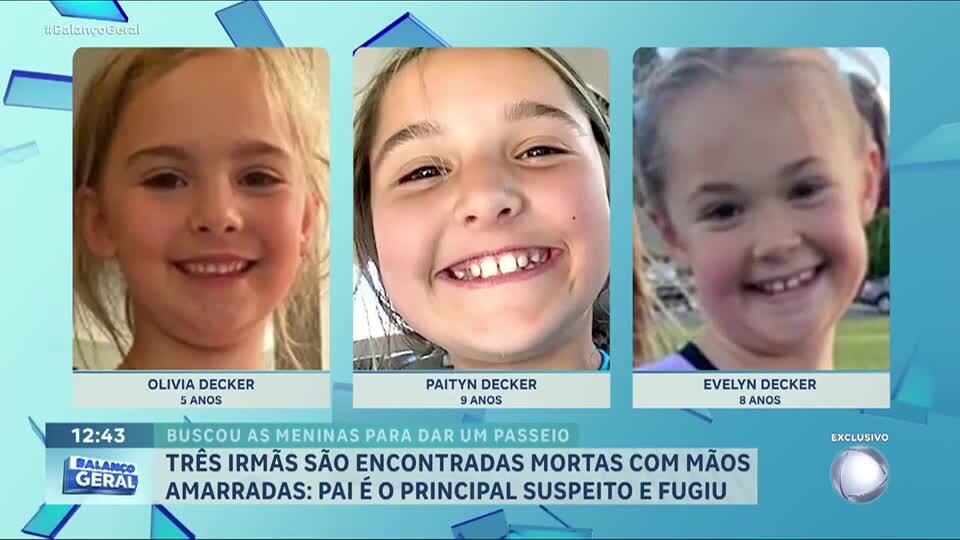 Polícia suspeita que pai seja responsável pelo assassinato de três crianças nos EUA