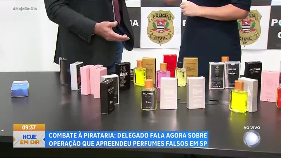 Operação da Polícia Civil apreende 15 mil frascos de perfumes falsificados em SP
