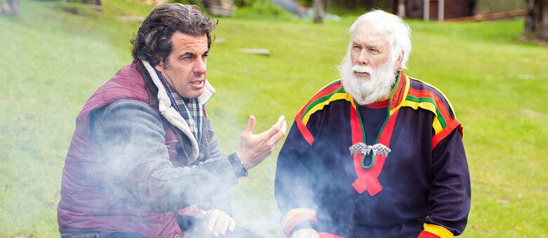 No Domingo Espetacular, Álvaro Garnero viaja até a Lapônia