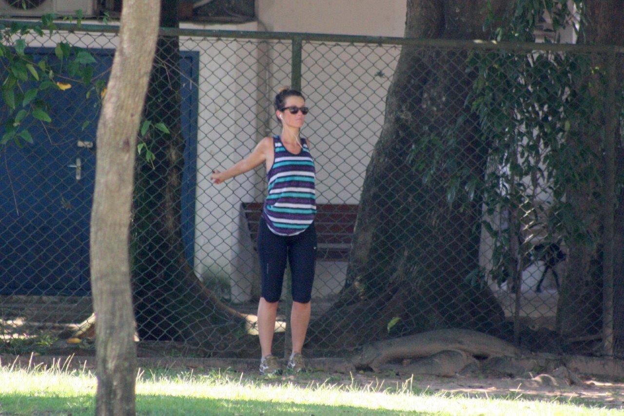 Atriz aproveitou uma folga nas gravações de Pecado Mortal para curtir um dia de descanso