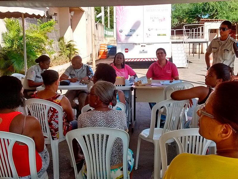 Esta é a primeira vez que a campanha de prevenção acontece na comunidade