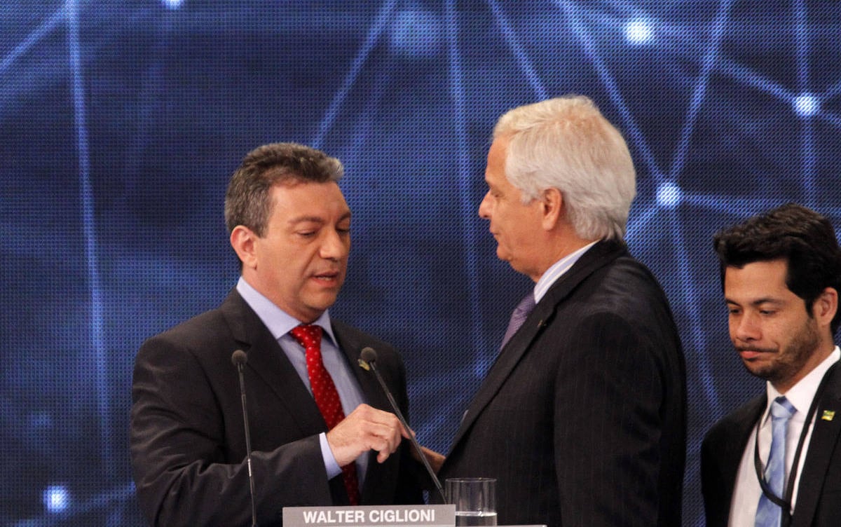 Para
Walter Ciglioni (PRTB), ausência de Geraldo Alckmin não interfere no debate

desta noite
Leia mais
