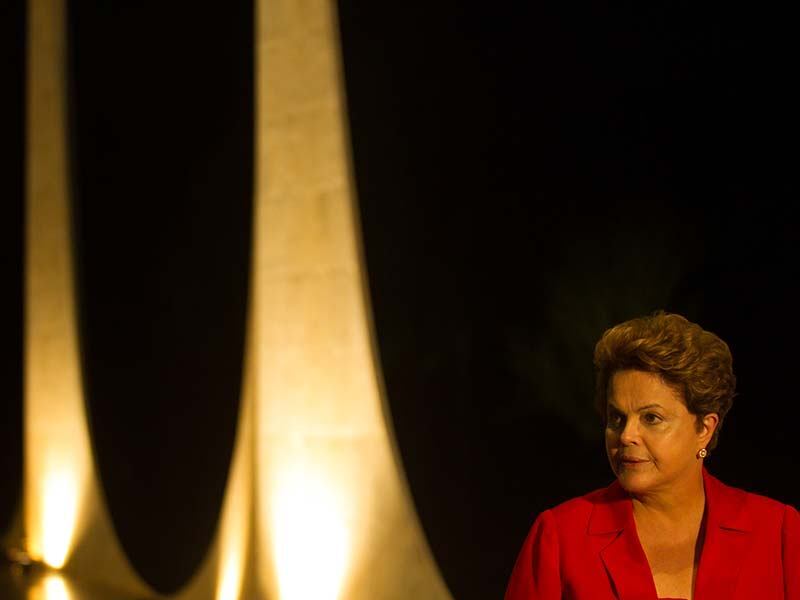 Dilma falou hoje que não comenta pesquisas