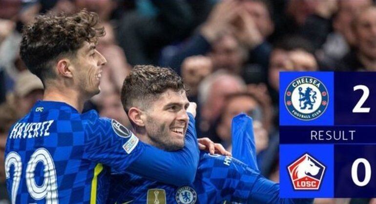 Havertz e Pulisic, os autores dos tentos do Chelsea