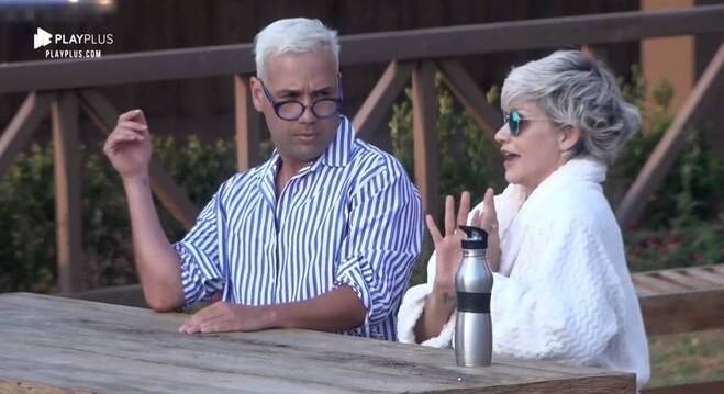 ClodoViny foi um dos personagens que o humorista imitou no reality