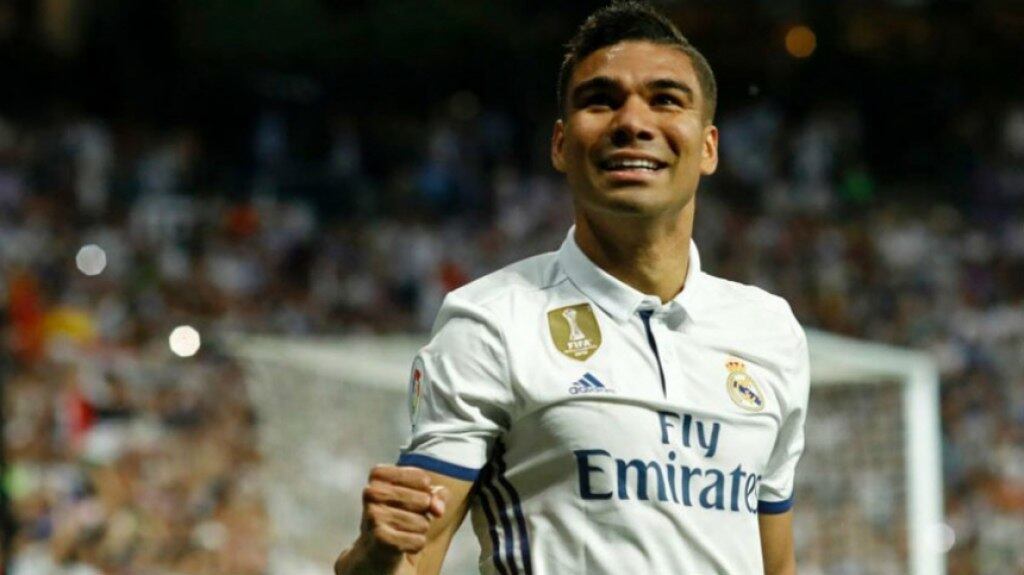 O volante brasileiro Casemiro também é tetracampeão da Liga com o Real Madrid